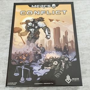 Megacon Games Mercs: Conflict dice Game Like New
